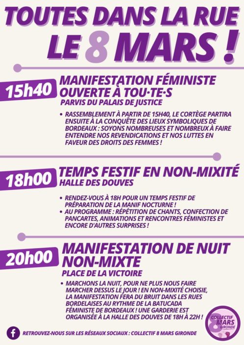 PHOTO: prog_8mars 2019. Collectif bordelais pour les droits des femmes